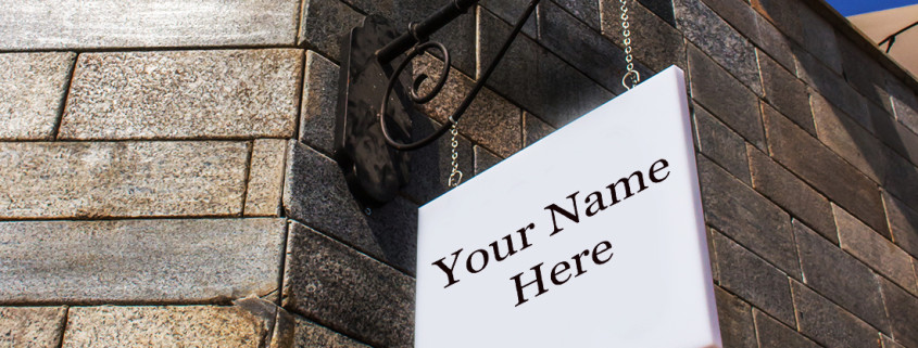 Castle Sign Bracket - Your Name Here Sign